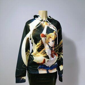 Sailor Moon Usagi Serena Kawaii Hoodie by Goldfish Size 2XL